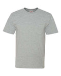Bayside Men's USA-Made Short T-Shirt With a Pocket Bayside