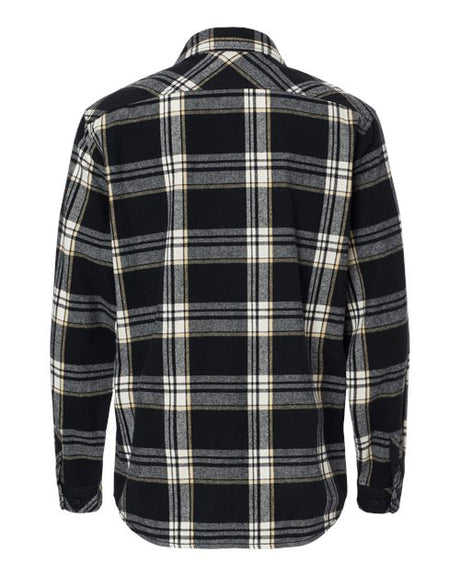 Burnside Men's Open Pocket Long Sleeve Flannel Shirt Mens Apparel Shirts & Tops