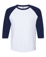 JERZEES Premium Blend Ringspun Three-Quarter Sleeve Raglan Baseball T-Shirt JERZEES