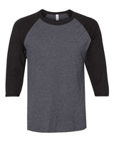 JERZEES Premium Blend Ringspun Three-Quarter Sleeve Raglan Baseball T-Shirt JERZEES