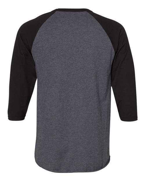 JERZEES Premium Blend Ringspun Three-Quarter Sleeve Raglan Baseball T-Shirt