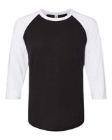 JERZEES Premium Blend Ringspun Three-Quarter Sleeve Raglan Baseball T-Shirt JERZEES