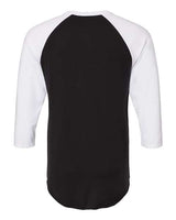 JERZEES Premium Blend Ringspun Three-Quarter Sleeve Raglan Baseball T-Shirt JERZEES