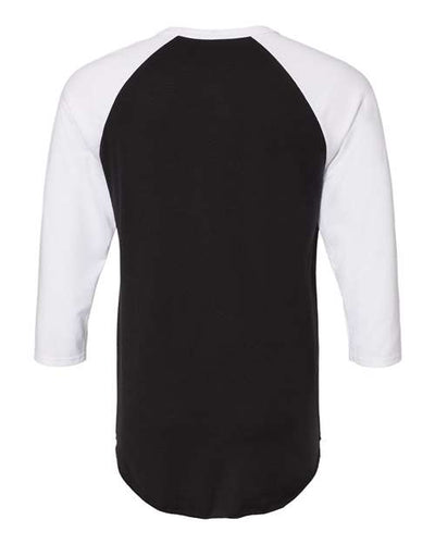 JERZEES Premium Blend Ringspun Three-Quarter Sleeve Raglan Baseball T-Shirt