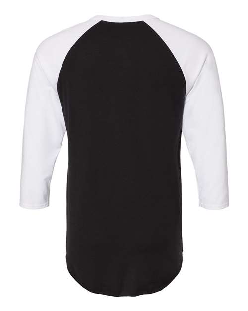 JERZEES Premium Blend Ringspun Three-Quarter Sleeve Raglan Baseball T-Shirt