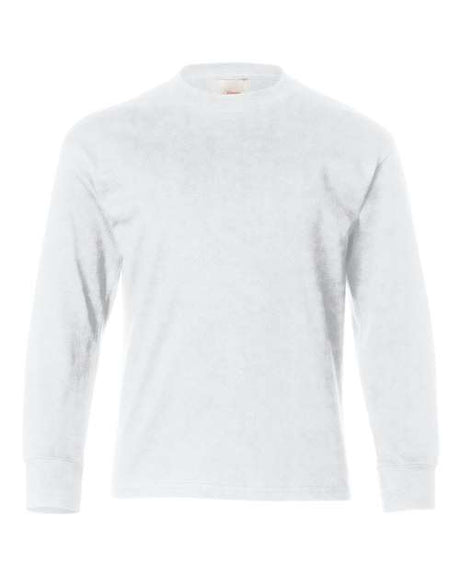 Hanes Authentic Youth Long Sleeve T-Shirt Hanes
