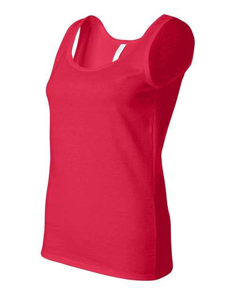 Gildan Women's Softstyle Junior Fit Tank Top Womens Apparel Shirts & Tops