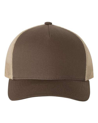 YP Classics Men's Five-Panel Retro Trucker Cap