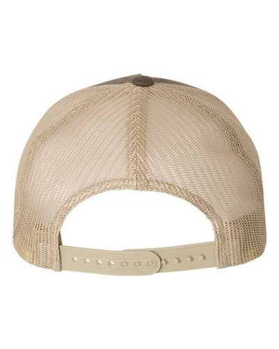 YP Classics Men's Five-Panel Retro Trucker Cap