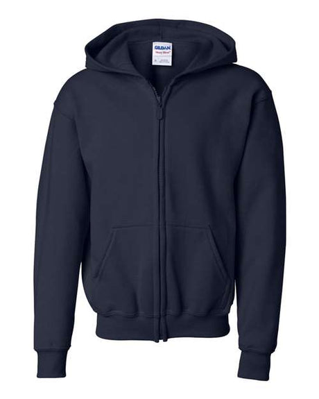 Gildan Youth Heavy Blend Full-Zip Hooded Sweatshirt Gildan