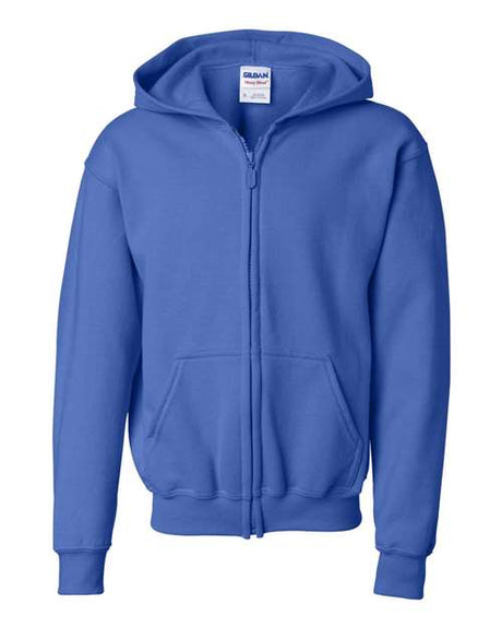 Gildan Youth Heavy Blend Full-Zip Hooded Sweatshirt Gildan