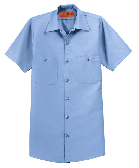 Red Kap Men's Industrial Short Sleeve Work Shirt. SP24 Red Kap