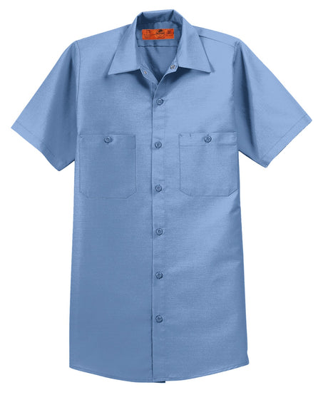 Red Kap Men's Industrial Short Sleeve Work Shirt. SP24 Red Kap