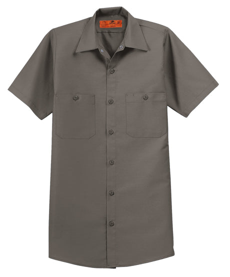 Red Kap Men's Industrial Short Sleeve Work Shirt. SP24 Red Kap