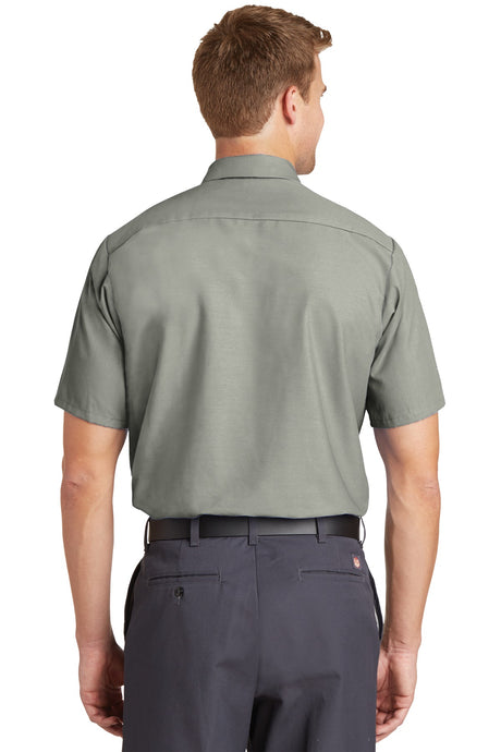 Red Kap Men's Industrial Short Sleeve Work Shirt. SP24 Red Kap