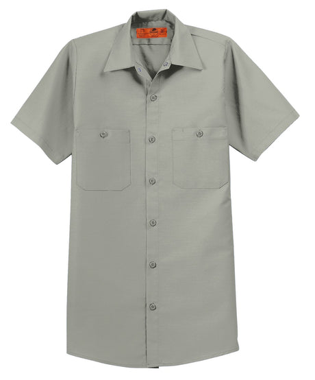 Red Kap Men's Industrial Short Sleeve Work Shirt. SP24 Red Kap