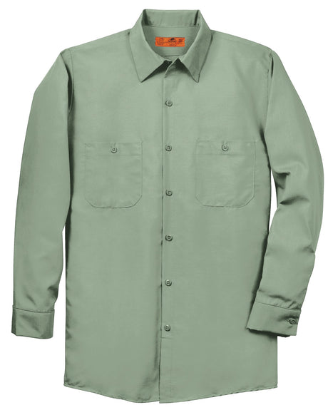 Red Kap Men's Industrial Long Sleeve Work Shirt. SP14 Red Kap