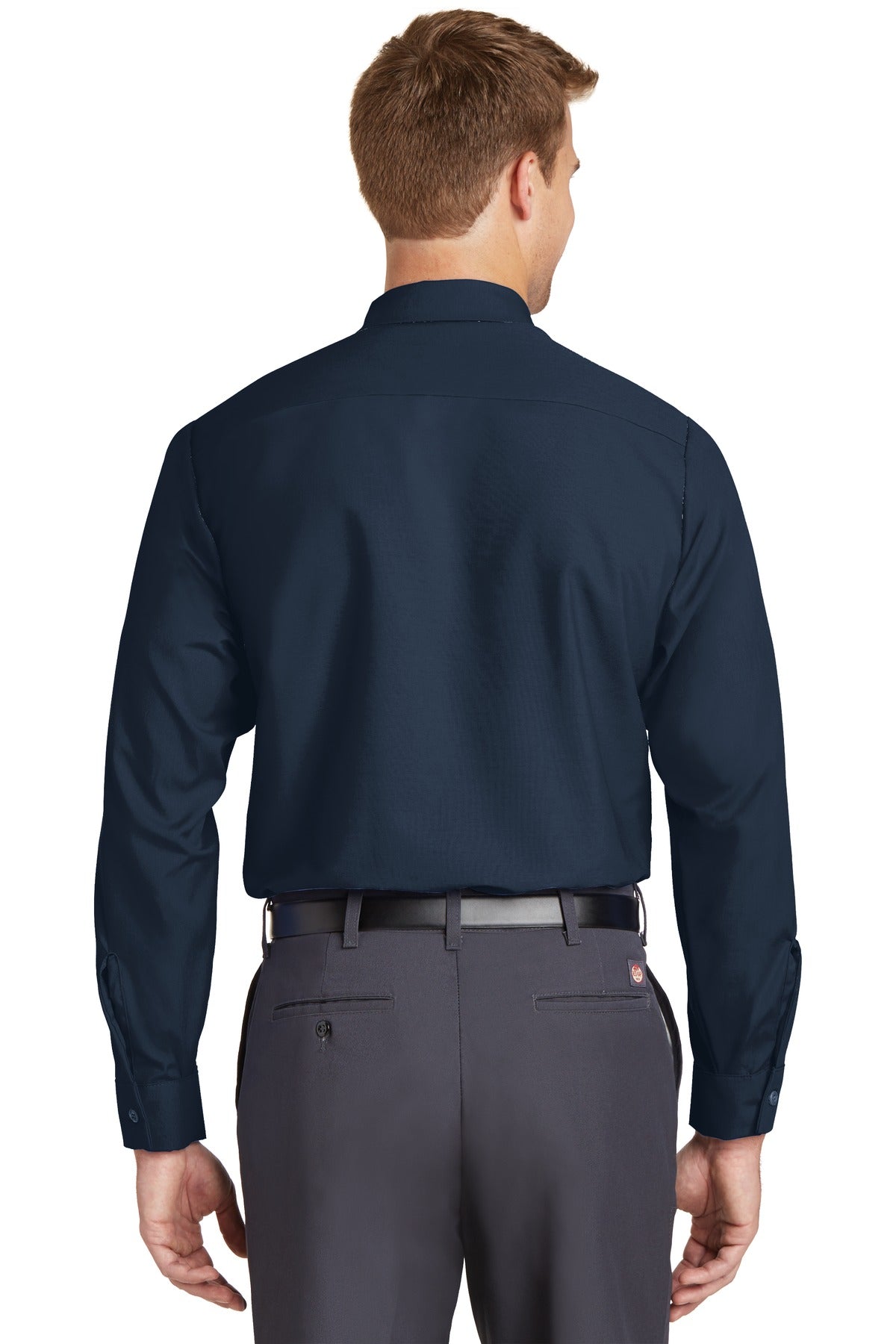 Red Kap Men's Industrial Long Sleeve Work Shirt. SP14 Red Kap