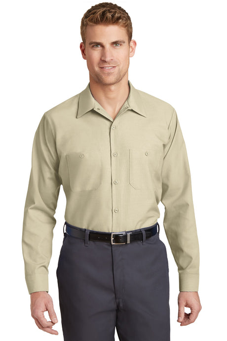 Red Kap Men's Industrial Long Sleeve Work Shirt. SP14 Red Kap