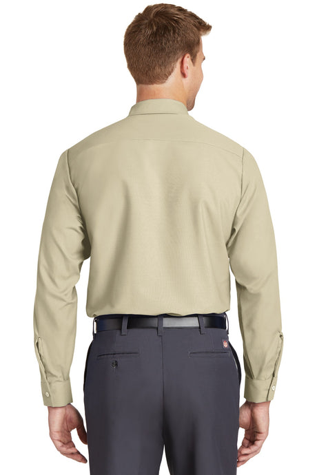 Red Kap Men's Industrial Long Sleeve Work Shirt. SP14 Red Kap