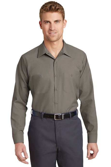 Red Kap Men's Industrial Long Sleeve Work Shirt. SP14 Red Kap
