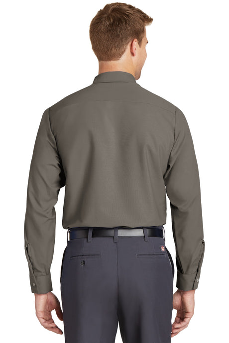Red Kap Men's Industrial Long Sleeve Work Shirt. SP14 Red Kap