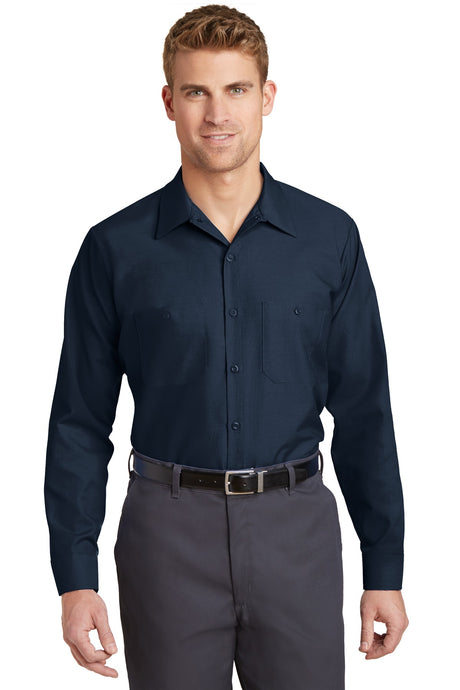 Red Kap Men's Industrial Work Shirt. SP14L Red Kap