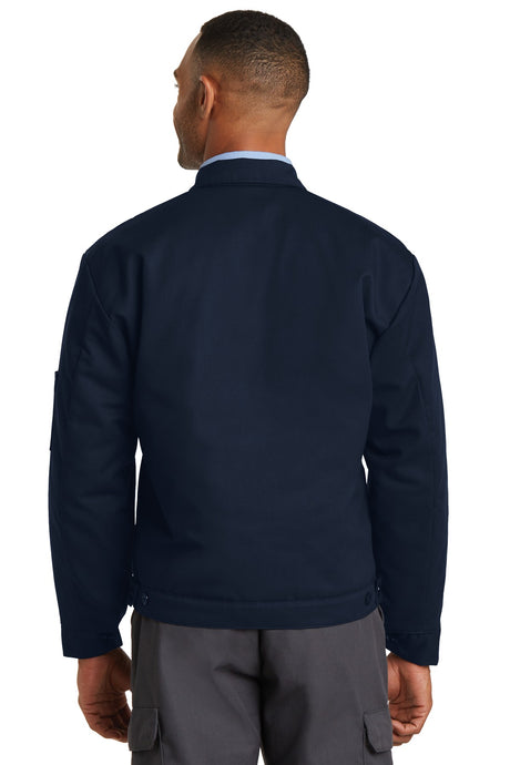 Red Kap Men's Slash Pocket Jacket. JT22 Red Kap