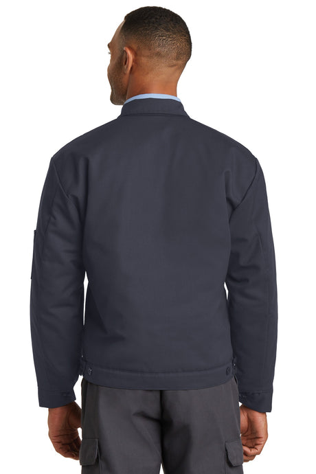 Red Kap Men's Slash Pocket Jacket. JT22 Red Kap