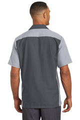 Red Kap Men's Short Sleeve Automotive Crew Shirt. SY20 Red Kap
