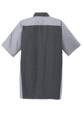 Red Kap Men's Short Sleeve Automotive Crew Shirt. SY20 Red Kap