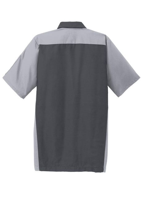 Red Kap Men's Short Sleeve Automotive Crew Shirt. SY20 Red Kap