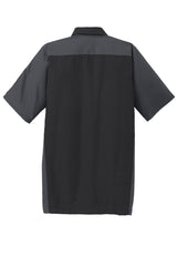Red Kap Men's Short Sleeve Automotive Crew Shirt. SY20 Red Kap