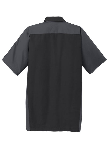 Red Kap Men's Short Sleeve Automotive Crew Shirt. SY20 Red Kap
