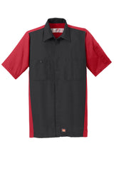 Red Kap Men's Short Sleeve Automotive Crew Shirt. SY20 Red Kap