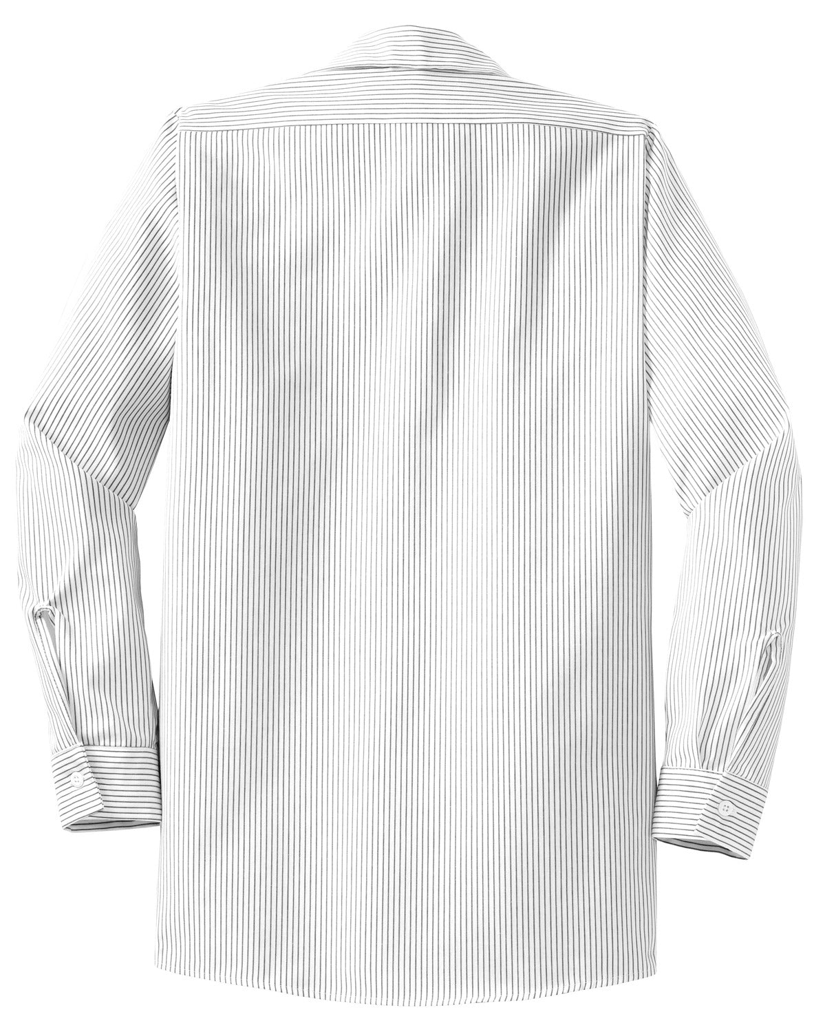Red Kap Men's Industrial Stripe Work Shirt. SL10L Red Kap