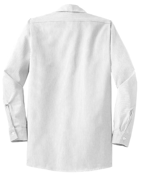Red Kap Men's Industrial Stripe Work Shirt. SL10L Red Kap