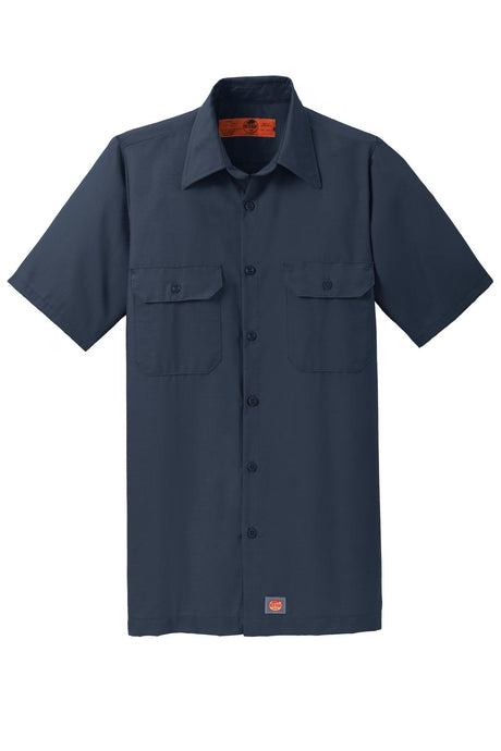 Red Kap Men's Ripstop Short Sleeve Work Shirt. SY60 Red Kap