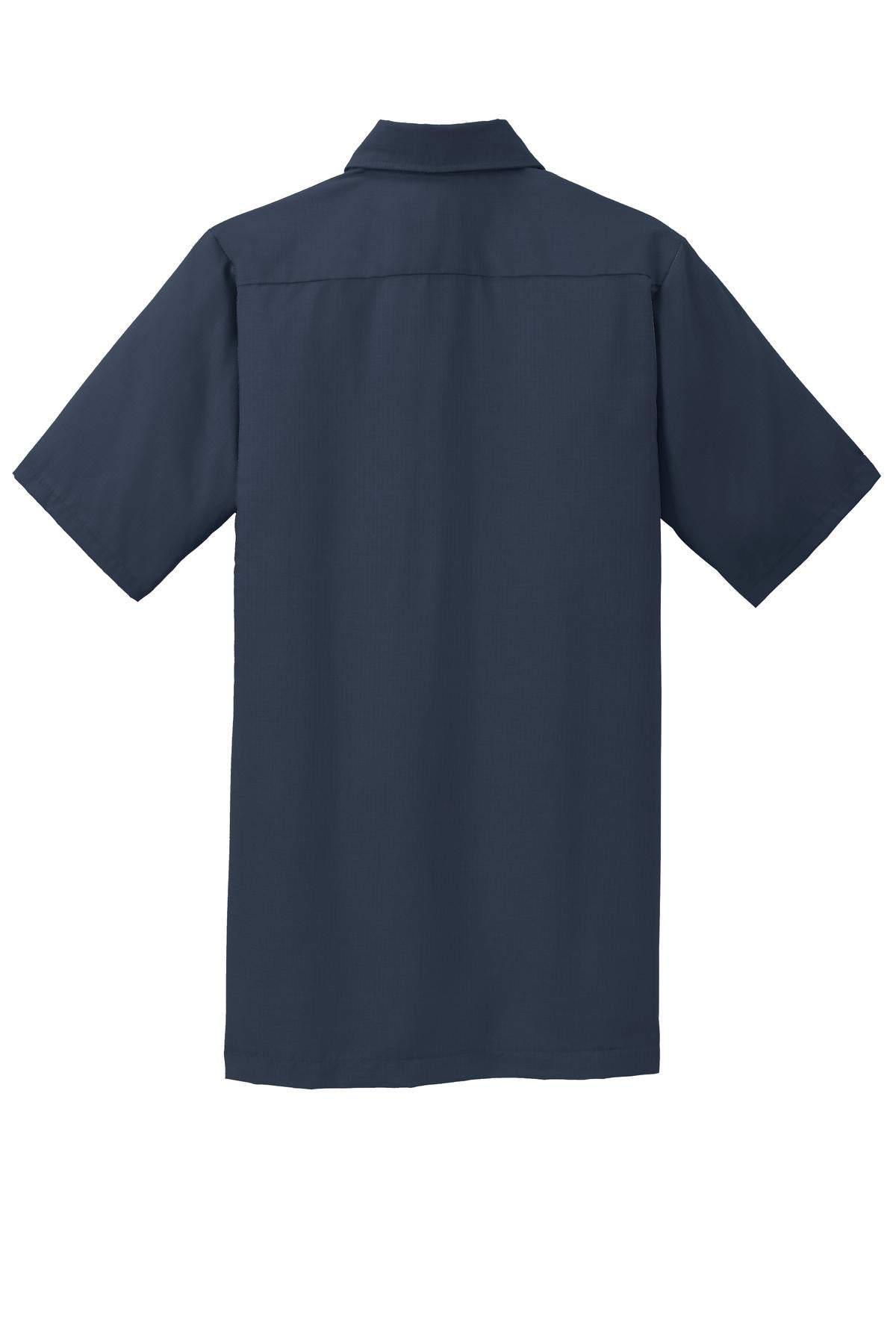 Red Kap Men's Ripstop Short Sleeve Work Shirt. SY60 Red Kap