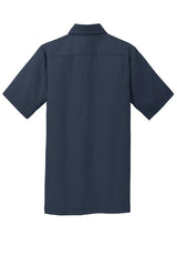 Red Kap Men's Ripstop Short Sleeve Work Shirt. SY60 Red Kap