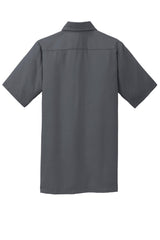 Red Kap Men's Ripstop Short Sleeve Work Shirt. SY60 Red Kap