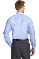 Red Kap Men's Industrial Stripe Work Shirt. SL10L Red Kap