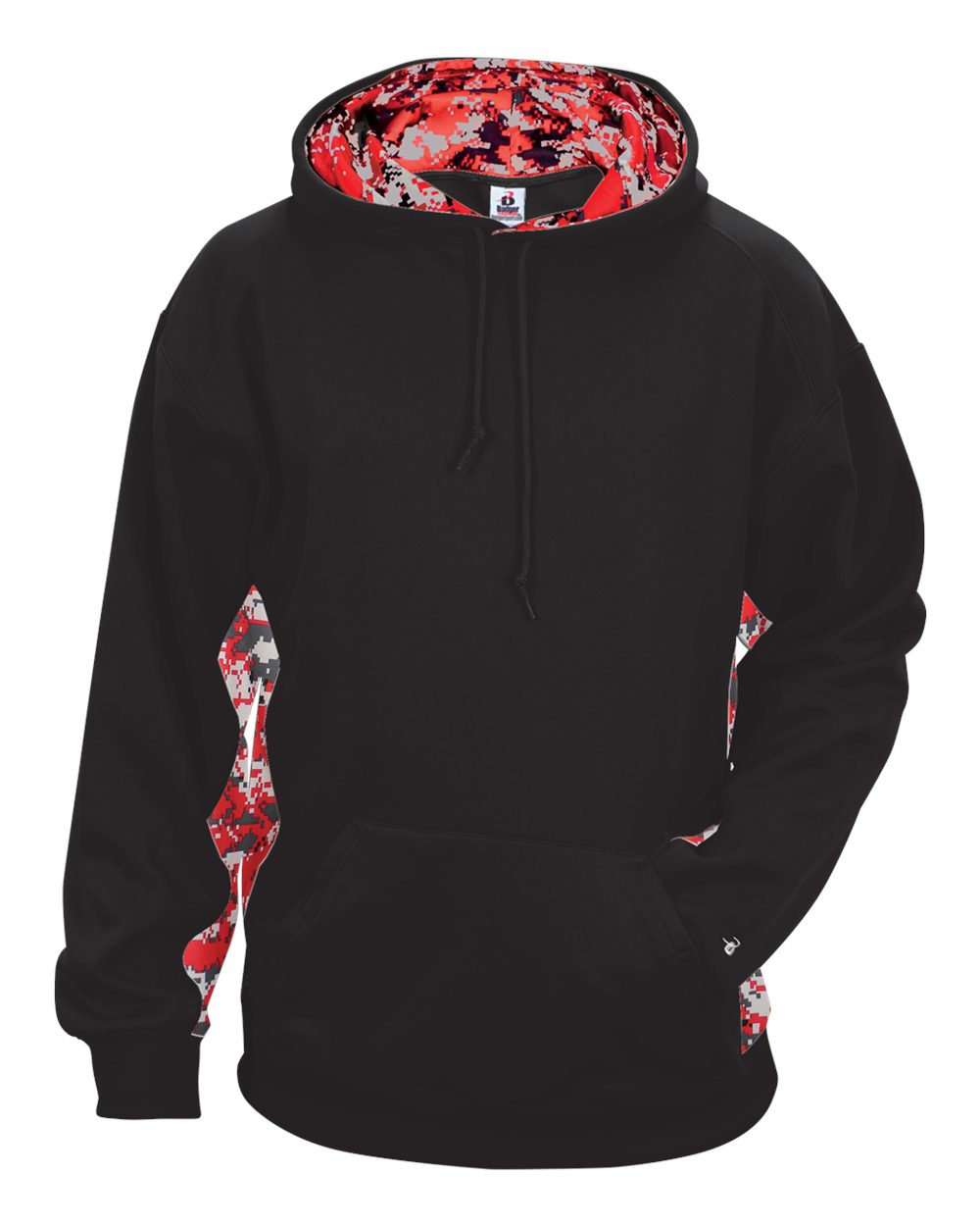 Badger Men's Digital Colorblock Hoodie Mens Apparel Sweatshirts & Fleece