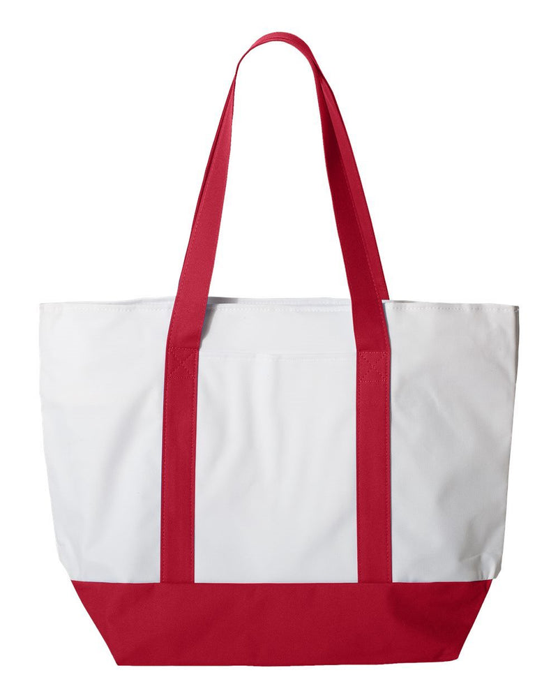 Liberty Bags Unisex Bay View Zippered Tote