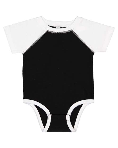 Rabbit Skins Infant Baseball Fine Jersey Bodysuit