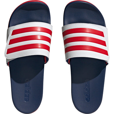 adidas Men's Adilette Comfort Adjustable Bandage Slides