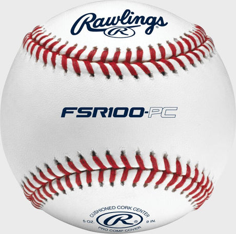 Rawlings Flat Seam High School Pro Comp Cover Practice Baseball Dozen Rawlings