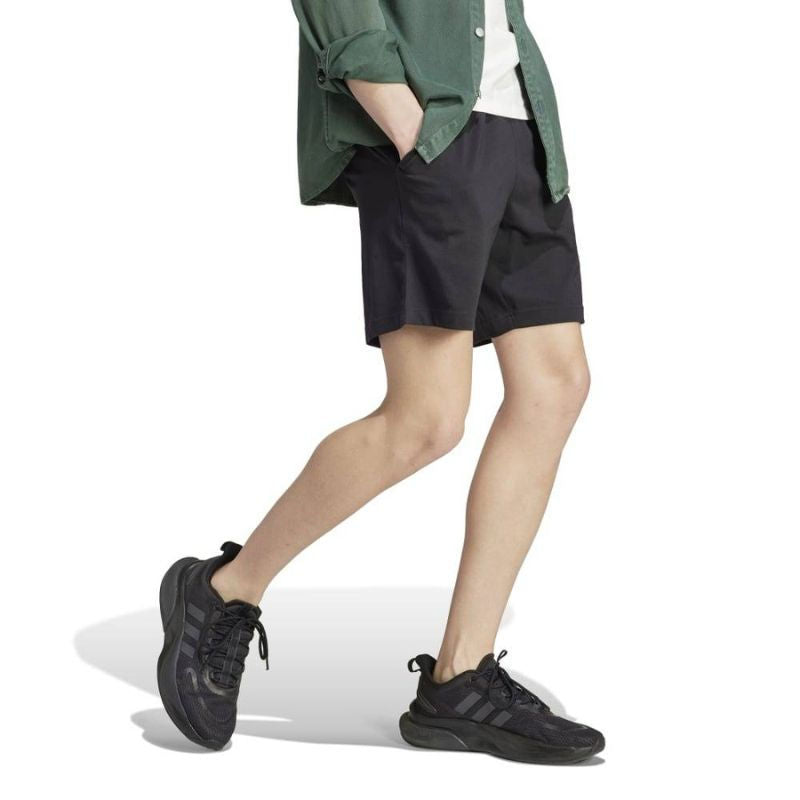 adidas Men's Aeroready Essentials Single Jersey Linear Logo Shorts adidas