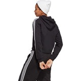 adidas Women's Essentials 3-Stripes French Terry Crop Hoodie adidas