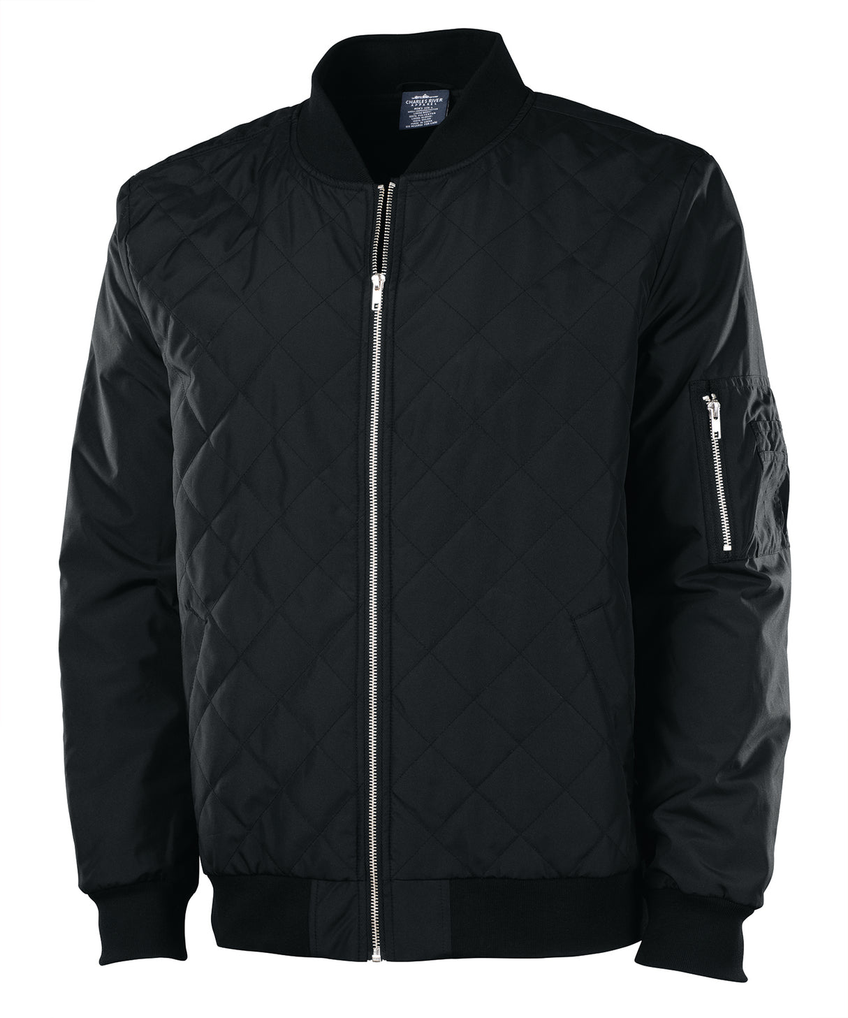Charles River Men's Quilted Boston Flight Jacket Charles River